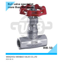 Ss316 BSPT Globe Valve 2 Inch 200 Psi Price